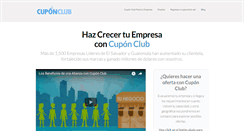 Desktop Screenshot of cuponclubnegocios.net