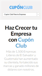 Mobile Screenshot of cuponclubnegocios.net