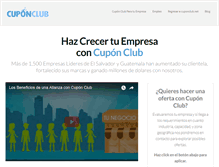 Tablet Screenshot of cuponclubnegocios.net